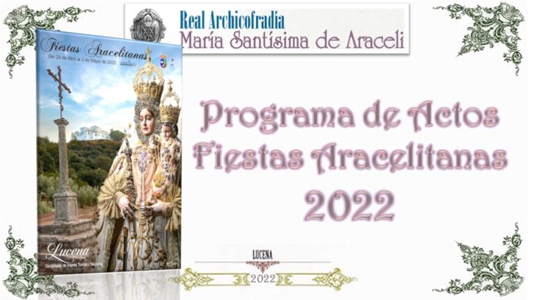 programa actos araceli 2022